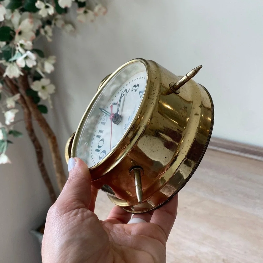 Vintage Metal Twin Bell Alarm Clock